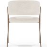 Buy Dining chair - Upholstered in Bouclé Fabric - Manar White 61152 - prices