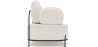 Buy Design armchair - Upholstered in bouclé fabric - Munum White 61156 home delivery