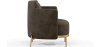 Buy Designer Armchair - Upholstered in Velvet - Hynu Taupe 60689 at MyFaktory
