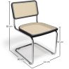 Buy Dining Chair Boho Bali- Polypropylene - Shive Black 61164 - in the EU