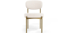 Buy Dining Chair - Upholstered in Bouclé Fabric - Ara White 61165 - in the EU