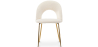 Buy Dining Chair - Upholstered in Bouclé Fabric - Maeve White 61167 - in the EU