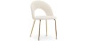 Buy Dining Chair - Upholstered in Bouclé Fabric - Maeve White 61167 at MyFaktory