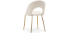 Buy Dining Chair - Upholstered in Bouclé Fabric - Maeve White 61167 with a guarantee