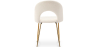 Buy Dining Chair - Upholstered in Bouclé Fabric - Maeve White 61167 - in the EU
