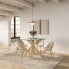 Buy Dining Chair - Upholstered in Velvet - Maeve Cream 61168 in the Europe