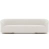 Buy 4/5 Seater Sofa - Bouclé Fabric Upholstery - Treya White 60662 - in the EU