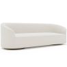 Buy 4/5 Seater Sofa - Bouclé Fabric Upholstery - Treya White 60662 - prices