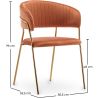 Buy Dining chair - Upholstered in Velvet - Lona Light grey 61147 - in the EU