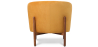 Buy Velvet Upholstered Armchair with Wood - Ebbe Mustard 61215 home delivery