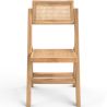 Buy Folding Wooden Rattan Dining Chair -Bama Natural wood 61157 - in the EU