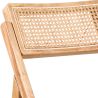 Buy Folding Wooden Rattan Dining Chair -Bama Natural wood 61157 in the Europe