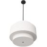 Buy Ceiling Pendant Lamp - Fabric Shade - Sime Black 60681 home delivery
