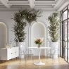 Buy Round Fiberglass Tulipa Table - 110cm White 29845 with a guarantee