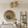 Buy Ceiling Lamp - Boho Bali Ceiling Light - Memu Aged Gold 60679 in the Europe
