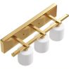Buy Aged Gold Wall Lamp - 3-Light Sconce - Senda Aged Gold 60682 with a guarantee