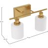 Buy Wall Lamp Aged Gold - 2-Light Wall Sconce - Jhana Aged Gold 60684 in the Europe