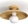 Buy Ceiling Lamp - Wooden Wall Light - Goodman Natural 60675 - in the EU