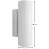 Buy Wall Lamp - Metal Sconce - Leta White 60686 - in the EU
