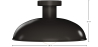 Buy Ceiling Lamp - Black Ceiling Fixture - Sine Black 60678 with a guarantee