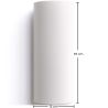 Buy Wall Lamp - Fabric Sconce - Olna White 60685 - prices