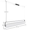 Buy  Pendant Lamp Horizontal LED Bar - Starey White 61235 at MyFaktory