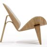 Buy Designer armchair - Scandinavian armchair - Boucle upholstery - Luna White 61247 home delivery