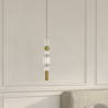 Buy Design Pendant Lamp - LED - Loraina Gold 61253 at MyFaktory