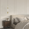 Buy Design Pendant Lamp - LED - Loraina Gold 61253 - in the EU