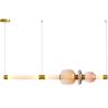Buy Crystal Pendant Lamp - LED - Banton 100 CM Pink 61255 - in the EU