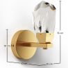 Buy Golden Wall Sconce - Petra Gold 61258 at MyFaktory