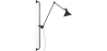 Buy Adjustable Wall-Mounted Flex Lamp - Gued Black 61265 - in the EU