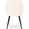 Buy Dining Chair with Armrests - Upholstered in Premium Bouclé - Carrol White 61267 - in the EU