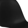 Buy Office Chair with Armrests - Wheeled Desk Chair - Black Brielle Frame Black 61268 - in the EU