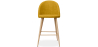 Buy Fabric Upholstered Stool - Scandinavian Design - 66cm - Bennett Yellow 61276 - in the EU