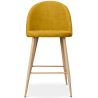 Buy Fabric Upholstered Stool - Scandinavian Design - 66cm - Bennett Yellow 61276 - in the EU