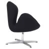 Buy Armchair with armrests - Fabric upholstery - Svinia Black 13662 at MyFaktory