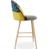 Buy Patchwork Upholstered Stool - Scandinavian Style - 66cm - Bennett Multicolour 61289 - prices