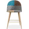 Buy Patchwork Upholstered Stool - Scandinavian Style - 66cm -  Bennett  Multicolour 61292 - in the EU