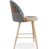 Buy Patchwork Upholstered Stool - Scandinavian Style - 66cm -  Bennett  Multicolour 61292 at MyFaktory