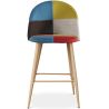 Buy Patchwork Upholstered Stool - Scandinavian Style - 66cm - Bennett  Multicolour 61293 - in the EU