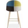 Buy Patchwork Upholstered Stool - Scandinavian Style - 66cm - Bennett  Multicolour 61293 in the Europe