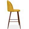 Buy Fabric Upholstered Stool - Scandinavian Design - 66cm- Bennett Yellow 61284 home delivery