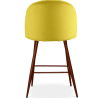 Buy Velvet Upholstered Stool - Scandinavian Design - 66cm - Bennett Yellow 61287 at MyFaktory