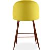 Buy Velvet Upholstered Stool - Scandinavian Design - 66cm - Bennett Yellow 61287 in the Europe