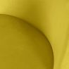 Buy Velvet Upholstered Stool - Scandinavian Design - 66cm - Bennett Yellow 61287 home delivery