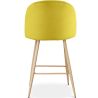 Buy Velvet Upholstered Stool - Scandinavian Design - 66cm - Bennett Yellow 61288 in the Europe