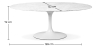 Buy Tulipa Table - Marble - 199 cm Marble 15419 home delivery