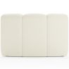 Buy Curved Module Sofa - Upholstered in Bouclé Fabric - Barkleyn White 61248 - in the EU