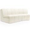 Buy Straight Module Sofa - Upholstered in Bouclé Fabric - Barkleyn White 61249 - in the EU